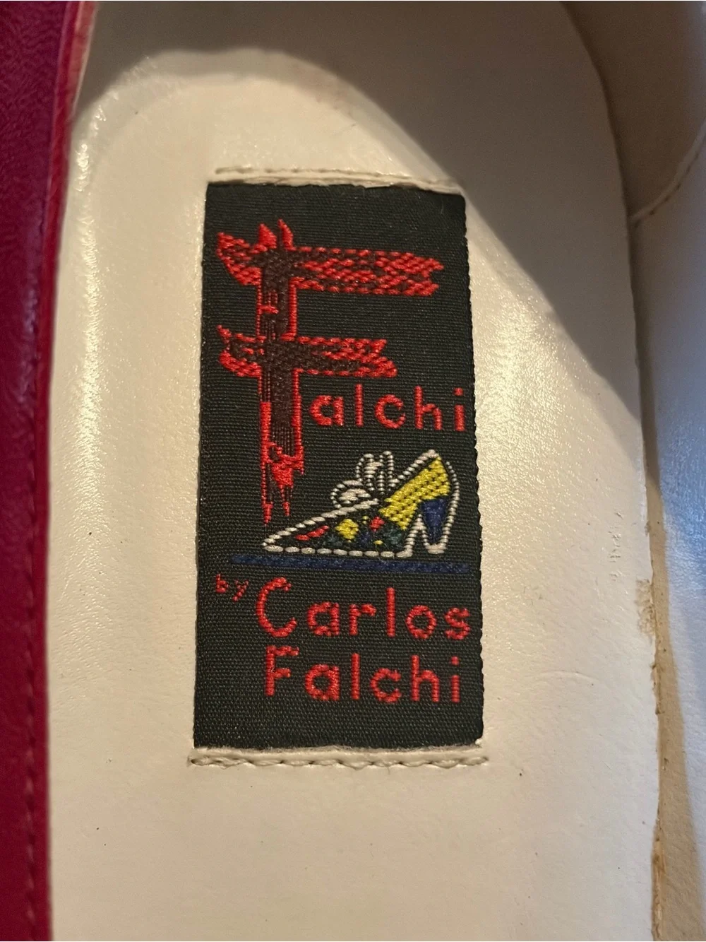 Carlos Falchi sophisticated red